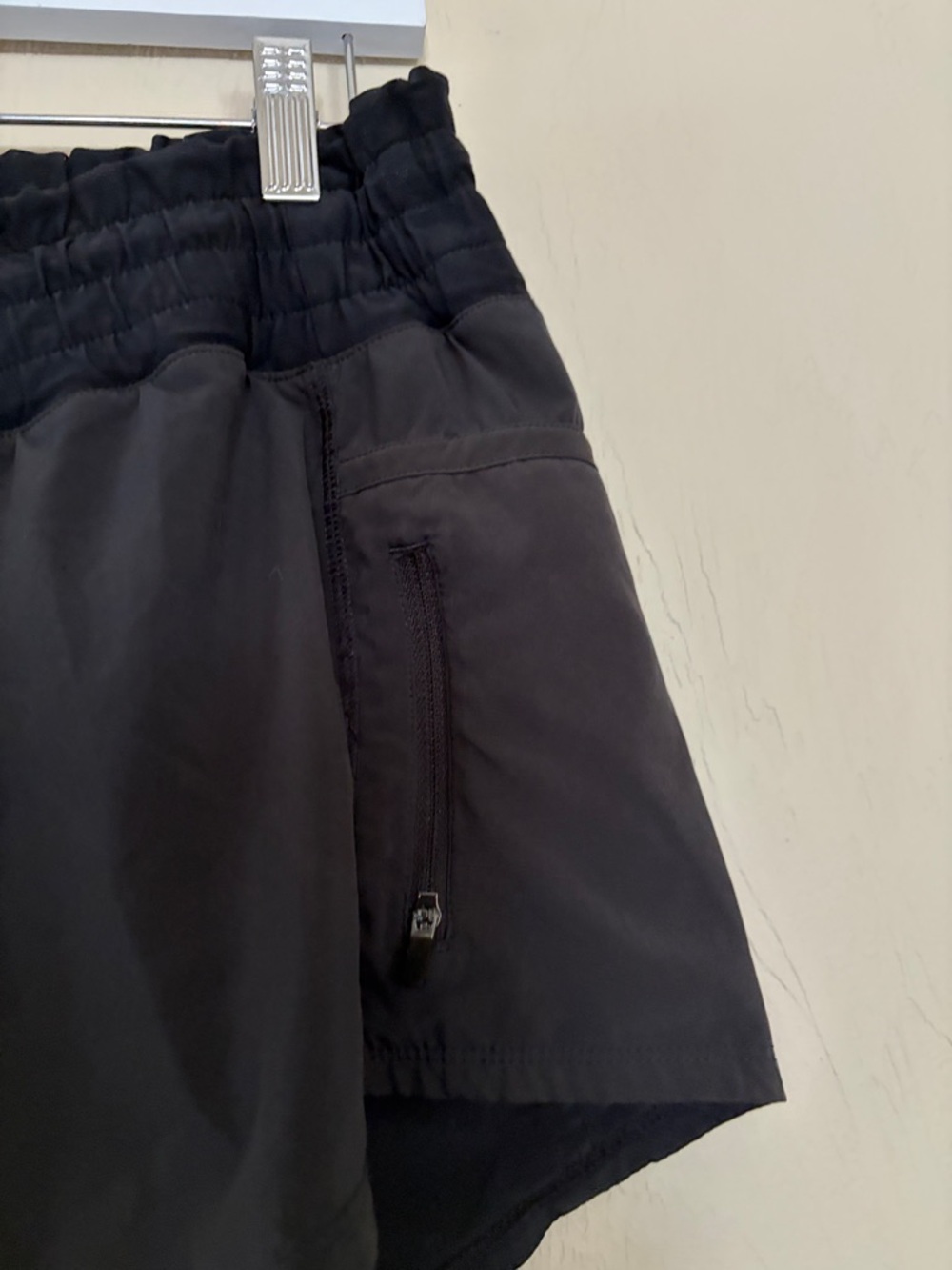 Lululemon Black Tracker Shorts. 4” - Picture 3 of 11